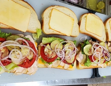Visit the Catering page to see sample menus and pricing at LW Cheese Shoppe.