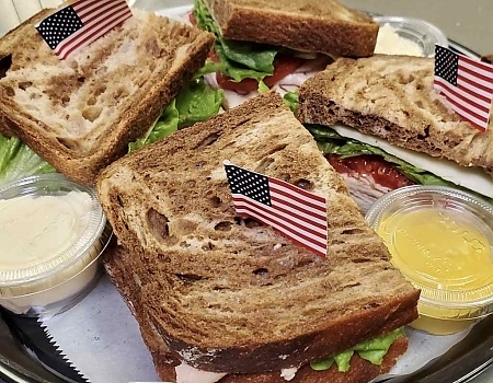 See the delicious sandwiches and salads we offer at LW Cheese Shoppe.